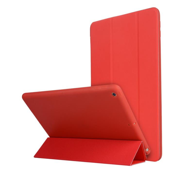 Bild 1, iPad 10.2 2019/2020/2021 Fodral Tri-Fold Röd
