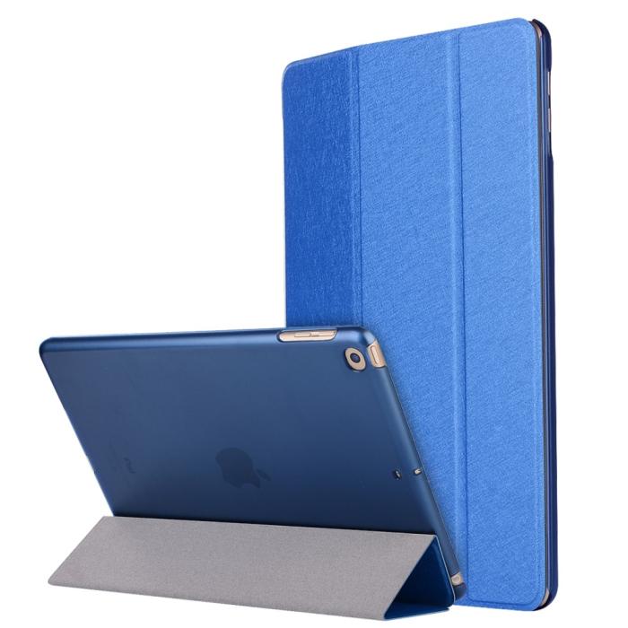 Bild 1, iPad 10.2 2019/2020/2021 Fodral Tri-Fold Mörk Blå
