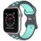 Sportarmband Dual-Color Apple Watch 42/44/45/49 mm (M/L) Grå/Teal