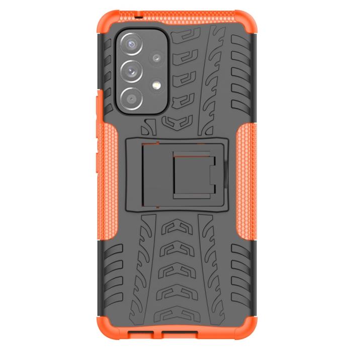 Bild 2, Samsung Galaxy A53 5G Skal Stöttåligt med Stöd Orange