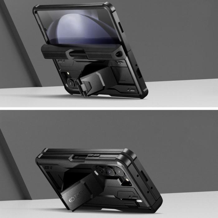 Bild 3, Tech-Protect Galaxy Z Flip 5 Skal Kevlar Pro Pen Svart