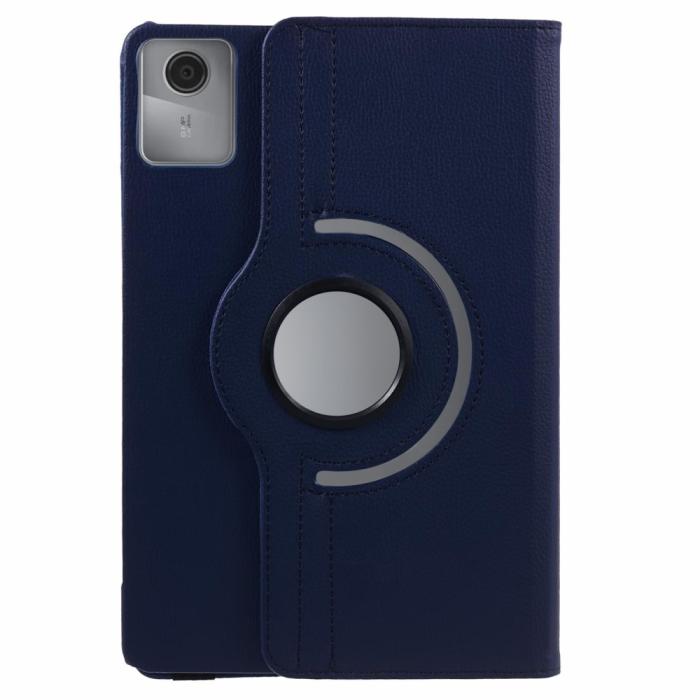 Bild 2, Lenovo Tab M11 Fodral 360° Rotation Mörk Blå
