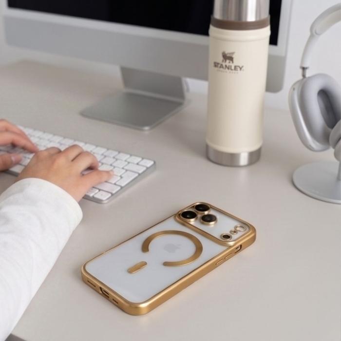 Bild 6, Tech-Protect iPhone 18 Pro/17 Pro Skal MagSafe MagFlex Guld