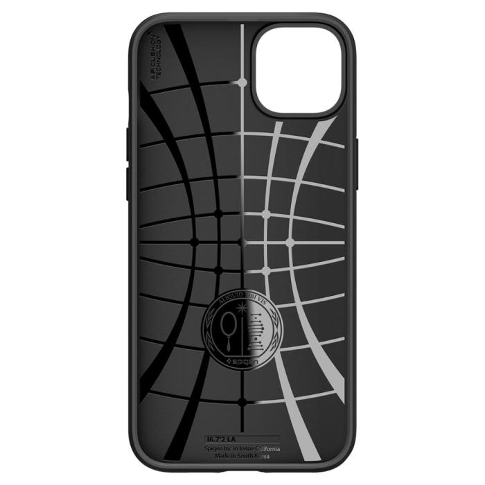 Bild 4, Spigen iPhone 15 Plus / 14 Plus Skal Liquid Air Matt Svart