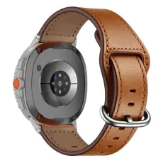 KALEBOL Galaxy Watch 8 46/44/40 mm Armband &Auml;kta L&auml;der