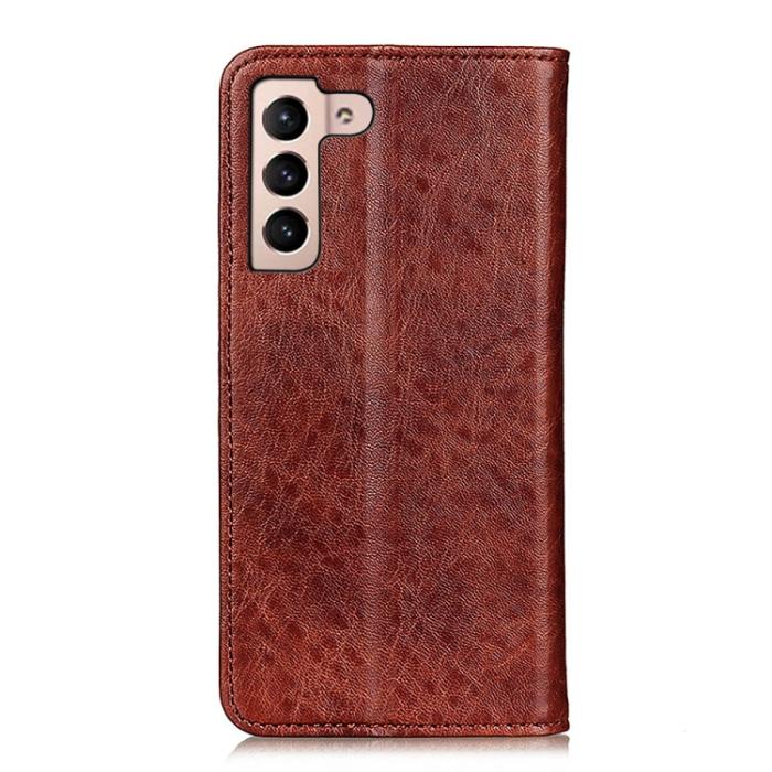 Bild 3, Samsung Galaxy S22 Fodral Crazy Horse Retro Brun
