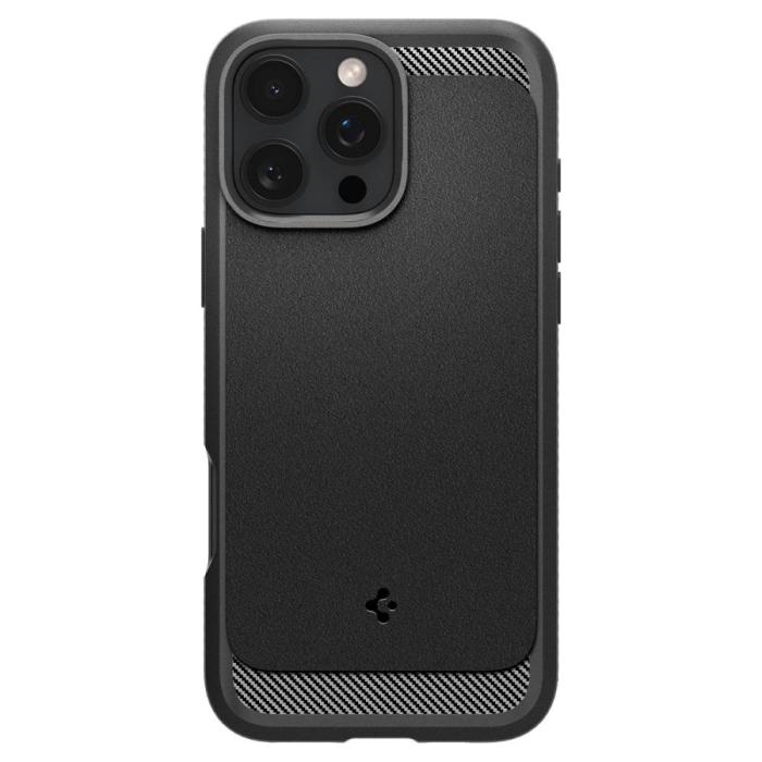Bild 2, Spigen iPhone 16 Pro Skal MagSafe Rugged Armor Matt Svart