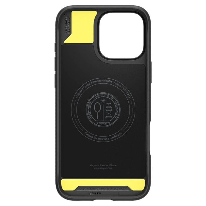Bild 3, Spigen iPhone 16 Pro Skal MagSafe Rugged Armor Matt Svart