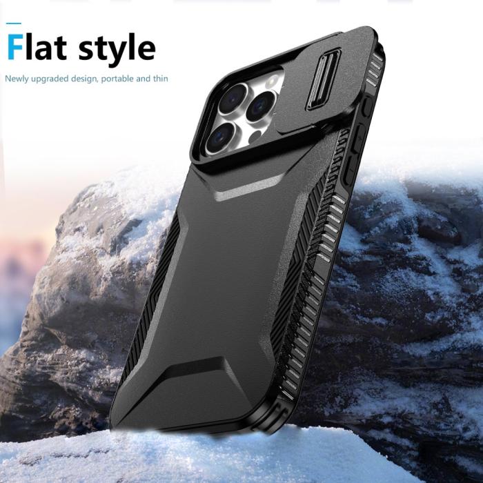 Bild 5, iPhone 16 Pro Skal CamShield Hybrid Svart