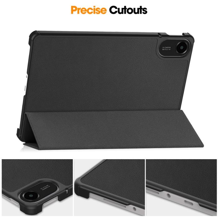 Bild 6, Xiaomi Redmi Pad 2 Fodral Tri-Fold Svart