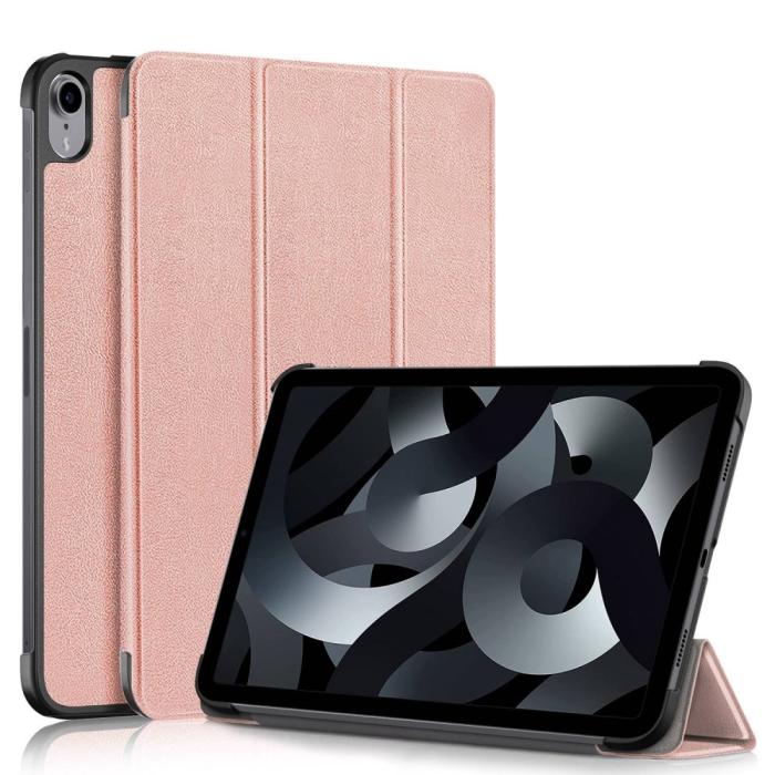 Bild 1, iPad 11 2025 / 10.9 2022 Fodral Tri-Fold Roséguld