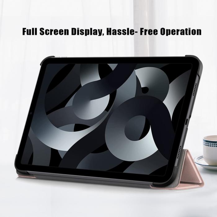 Bild 2, iPad 11 2025 / 10.9 2022 Fodral Tri-Fold Roséguld
