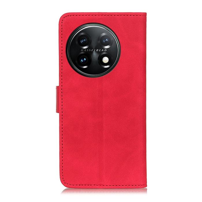 Bild 3, KHAZNEH OnePlus 11 5G Fodral Retro Läder Röd
