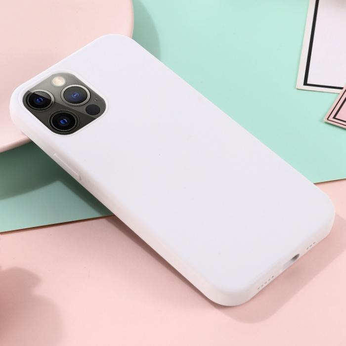 Bild 6, iPhone 15 Pro Skal MagSafe Silikon Vit