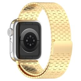 Apple Watch 42/44/45/49 mm Armband Magnetisk Loop Guld