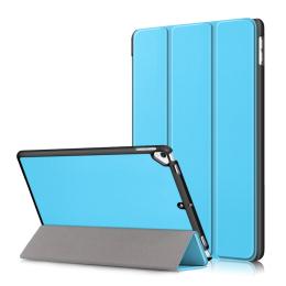 iPad 10.2 2019/2020/2021, iPad Air 10.5, Pro 10.5 Fodral Tri-Fold Ljus Blå