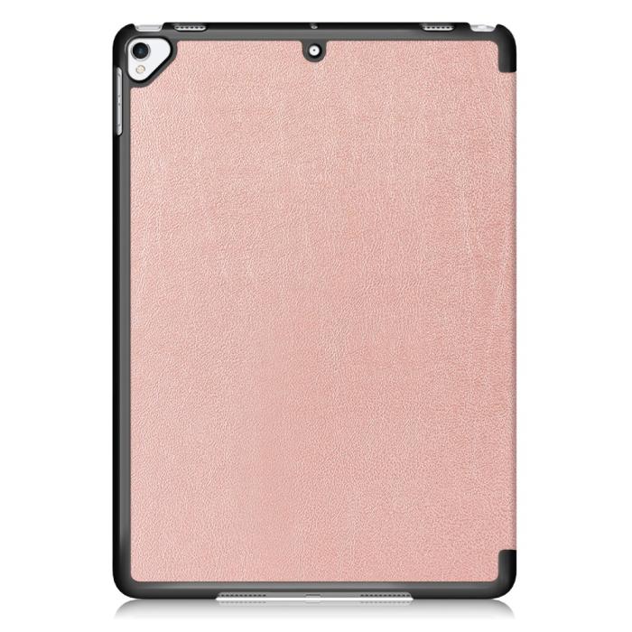 Bild 3, iPad 10.2 2019/2020/2021, iPad Air 10.5, Pro 10.5 Fodral Tri-Fold Roséguld