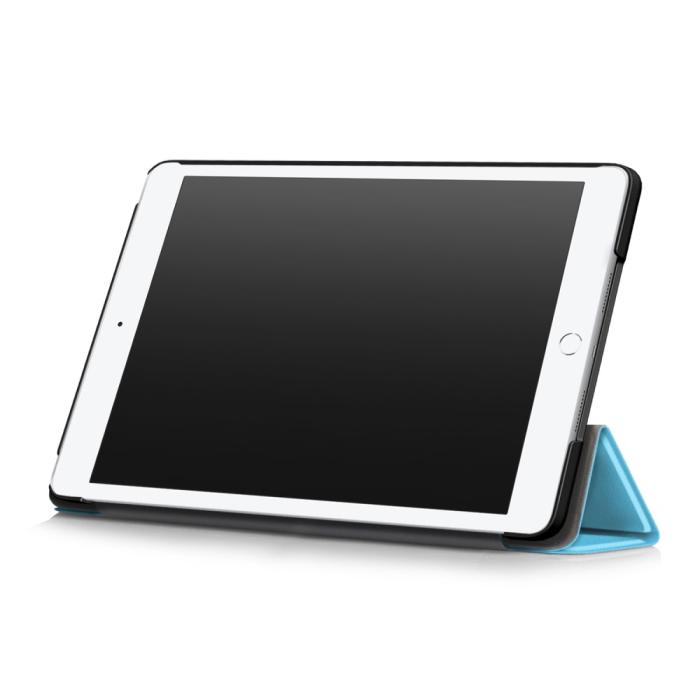 Bild 5, iPad 10.2 2019/2020/2021, iPad Air 10.5, Pro 10.5 Fodral Tri-Fold Ljus Blå