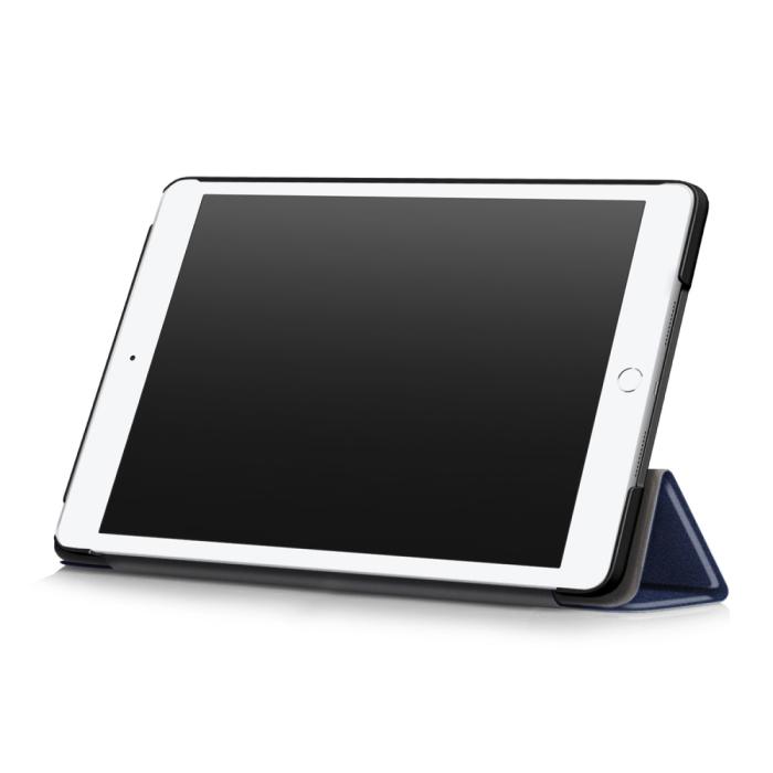 Bild 5, iPad 10.2 2019/2020/2021, iPad Air 10.5, Pro 10.5 Fodral Tri-Fold Mörk Blå