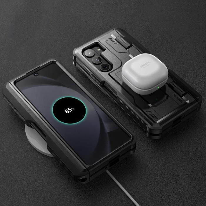 Bild 6, Tech-Protect Galaxy Z Flip 5 Skal Kevlar Pro Pen Svart