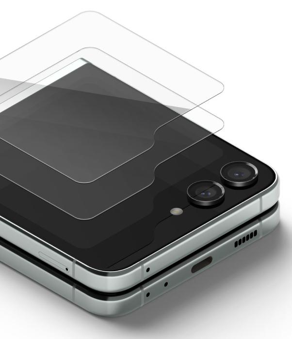 Bild 2, Ringke Galaxy Z Flip 5 2-PACK Skärmskydd Härdat Glas