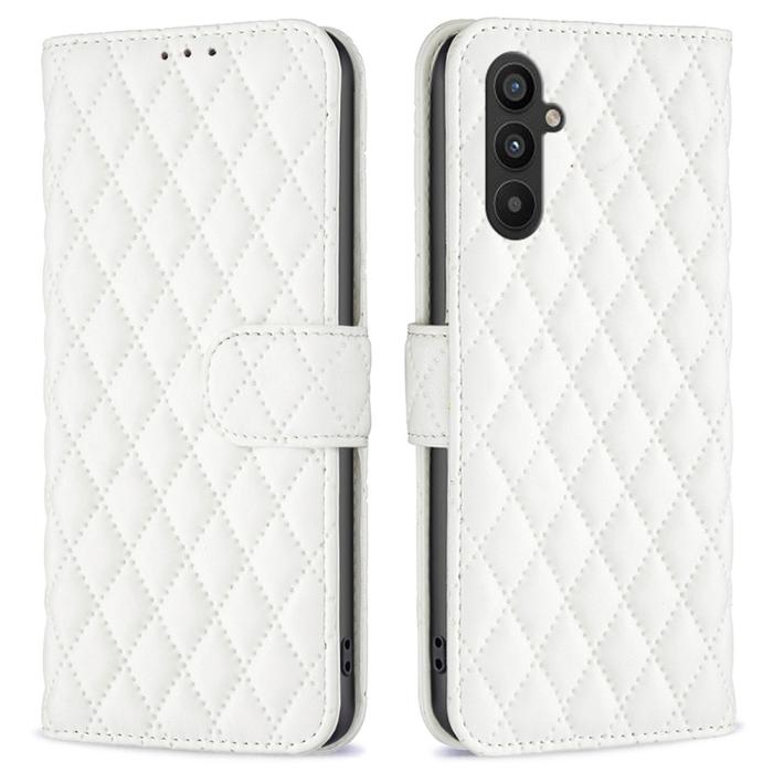 Bild 1, Samsung Galaxy A34 5G Fodral Diamond Läder Vit