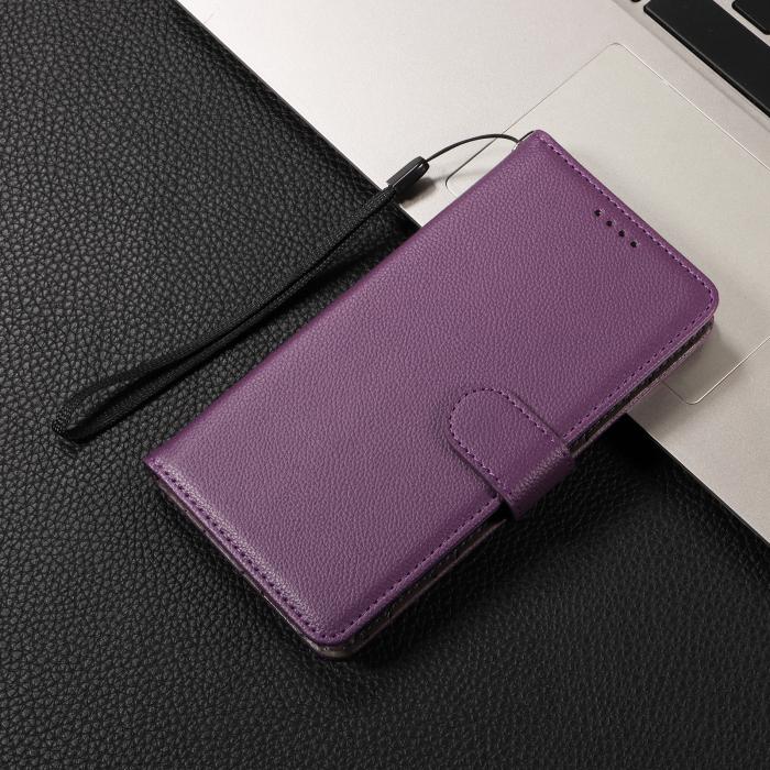 Bild 6, Motorola Moto G86 Power / G86 5G Fodral Läder Lila