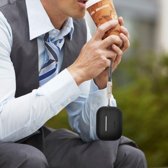 Bild 6, Tech-Protect AirPods Pro 1/2 Skal Silikon Caffe Latte