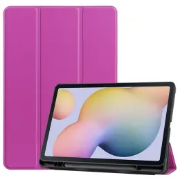 Samsung Galaxy Tab S7 / Tab S8 Fodral Tri-Fold Pennhållare Lila