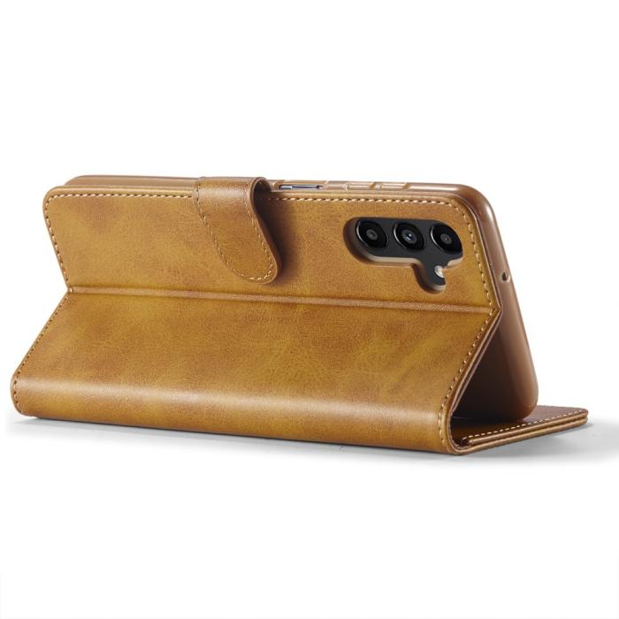 Bild 4, LC.IMEEKE Galaxy A15 4G/5G Fodral Läder Brun