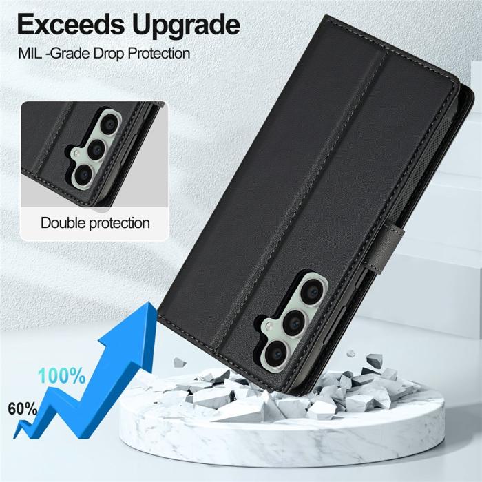 Bild 4, LC.IMEEKE Samsung Galaxy A57 5G 2in1 Magnet Fodral/Skal Svart