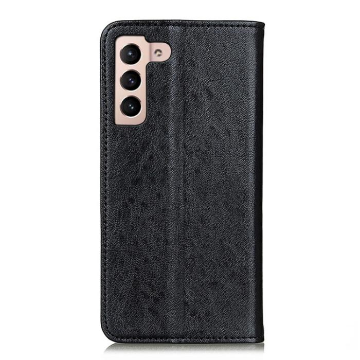 Bild 3, Samsung Galaxy S22 Fodral Crazy Horse Retro Svart