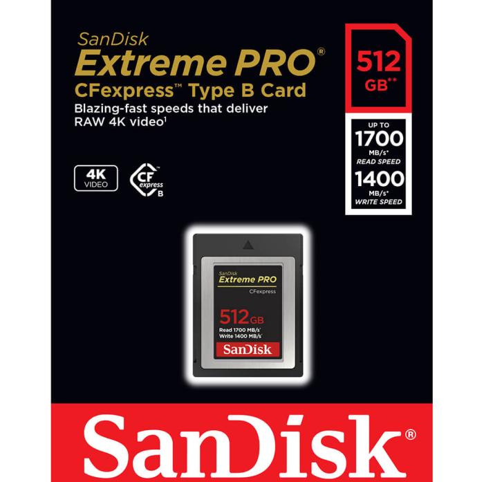 Bild 2, SanDisk Cfexpress Extreme PRO 512 GB 1700MB/s