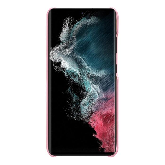 Bild 2, Samsung Galaxy S23 Ultra Skal Läder Belagt Roséguld