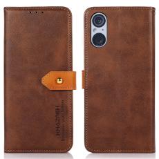 KHAZNEH Sony Xperia 5 V Fodral Dual-Color Brun