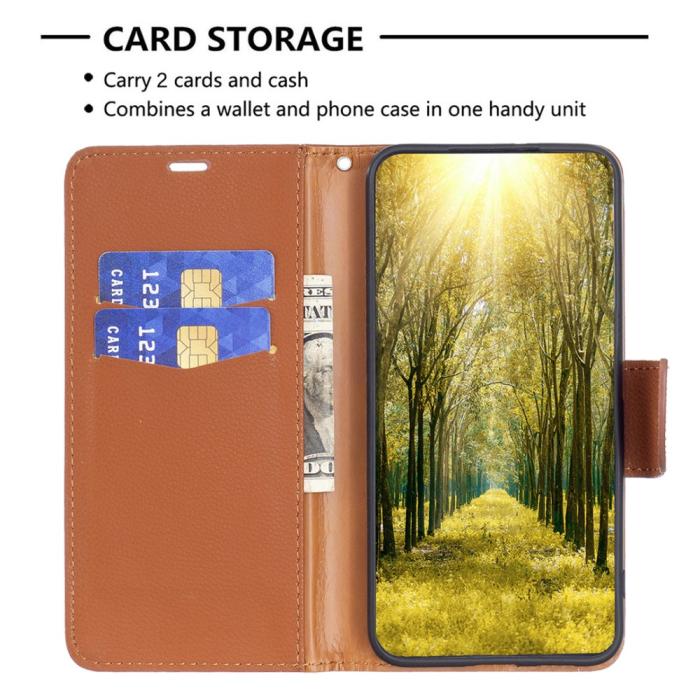 Bild 2, Xiaomi Redmi Note 12 Pro 5G Fodral Shark Solid Läder Brun