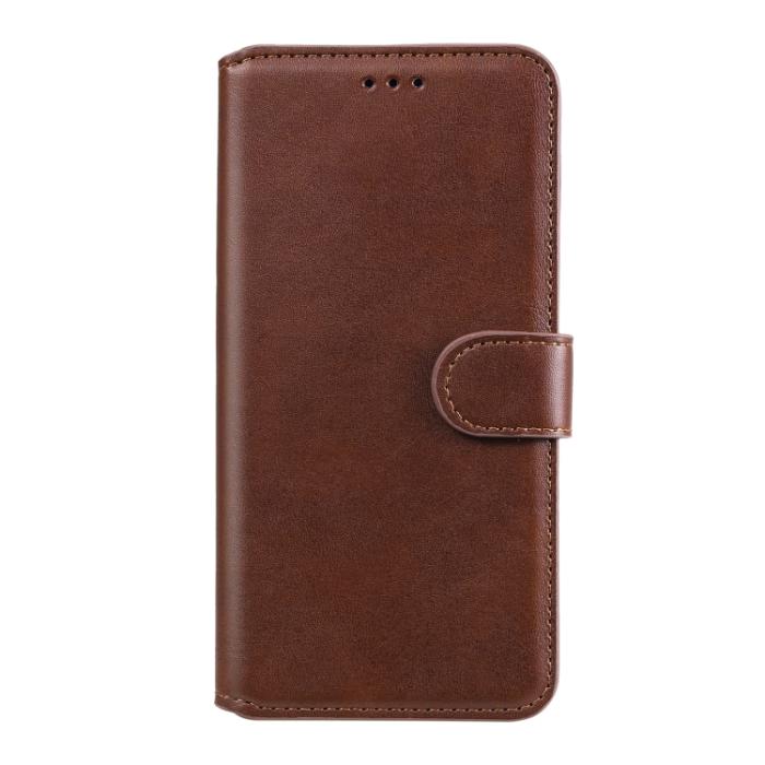 Bild 2, Xiaomi Redmi 10C Fodral Läder Brun