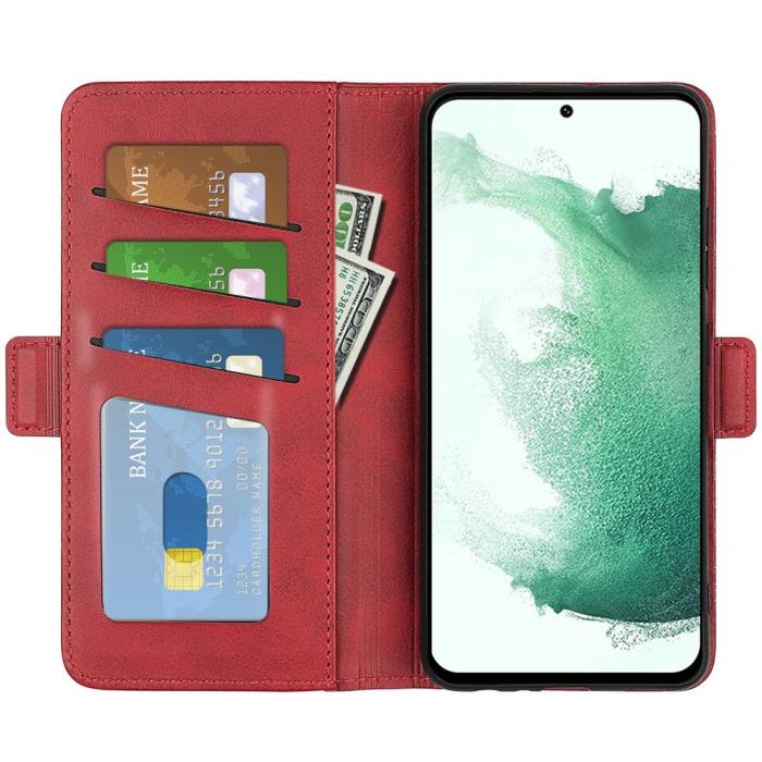 Bild 2, Samsung Galaxy S23 Plus Fodral Magnetisk Avstängning Röd