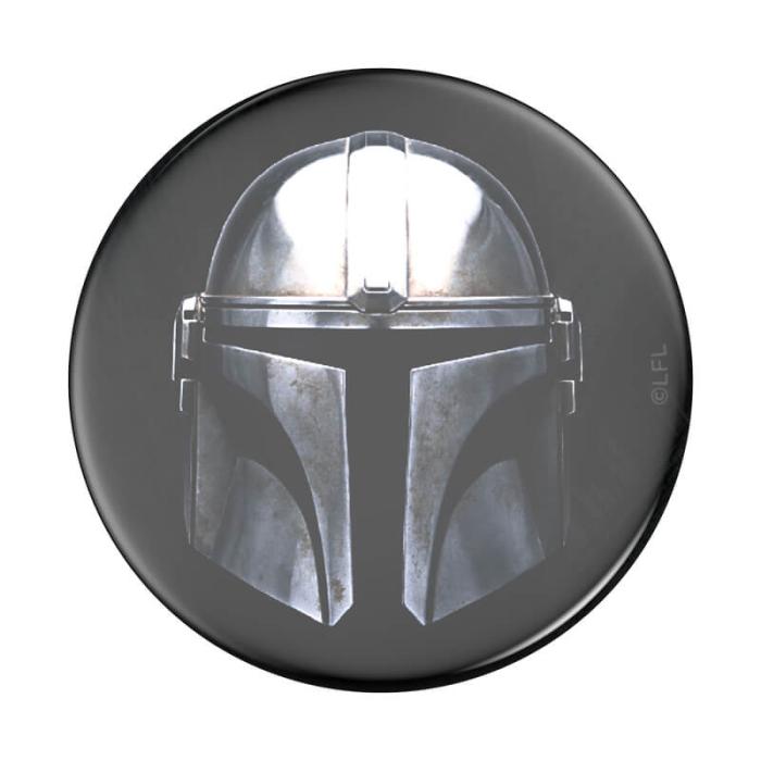 Bild 1, PopSockets Avtagbart Grip med Ställfunktion Premium Star Wars Mandalorian