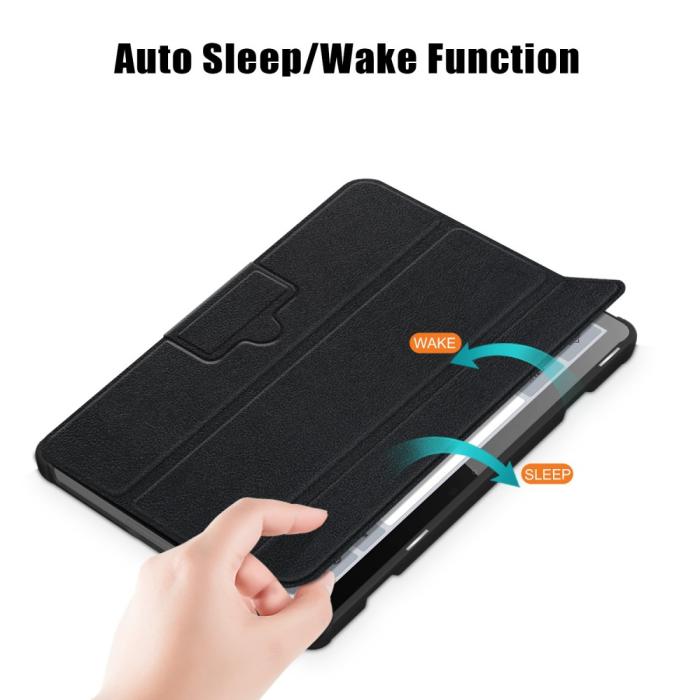 Bild 6, Lenovo Tab M10 Plus Gen 3 Fodral Tri-Fold Shockproof Svart