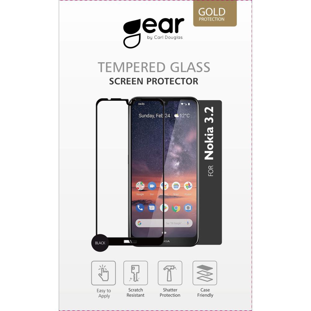 GEAR Nokia 3.2 Skärmskydd 2.5D Heltäckande