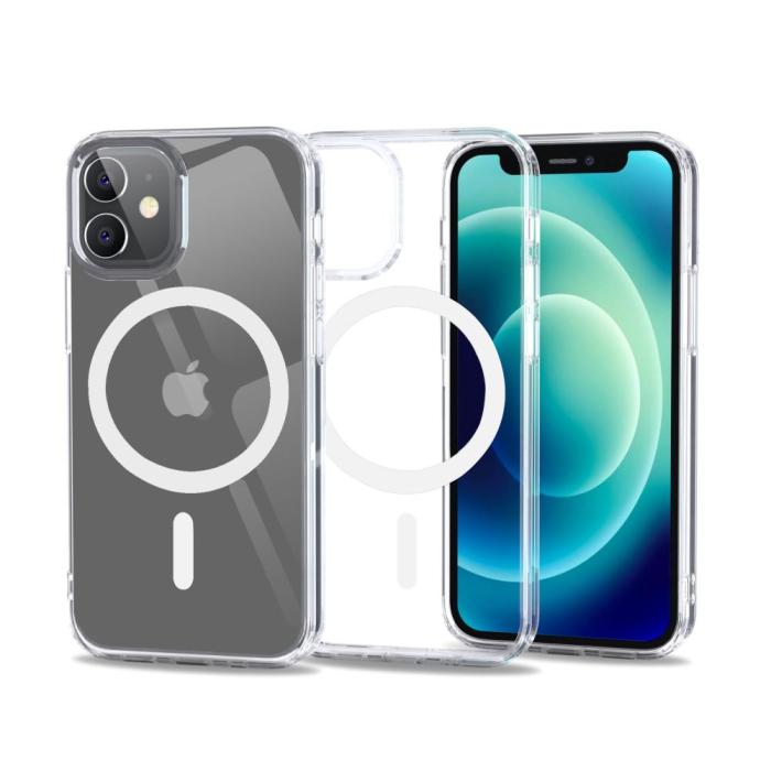 Bild 1, Tech-Protect iPhone 12 Mini Skal FlexAir Hybrid MagSafe Transparent