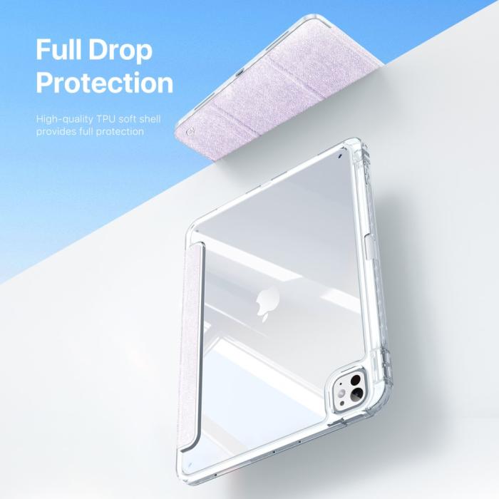 Bild 6, DUX DUCIS iPad Pro 11 2024 Fodral Penhållare Ljus Lila
