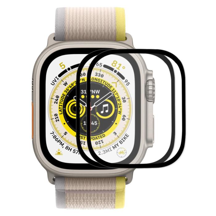 Bild 1, ENKAY Apple Watch Ultra 49 mm 2-PACK Skärmskydd Härdat Glas