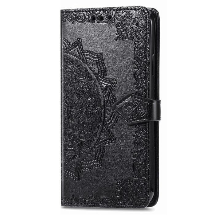 Bild 5, Samsung Galaxy Xcover 7 Fodral Mandala Läder Svart