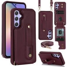 Samsung Galaxy S26 Skal Multifunktionellt L&auml;der Vinr&ouml;d