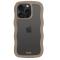 holdit iPhone 14 Pro Skal Wavy Mocha Brown Transparent