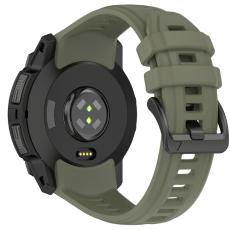 Garmin Instinct 3 50 mm Klockarmband Silikon Milit&auml;r Gr&ouml;n