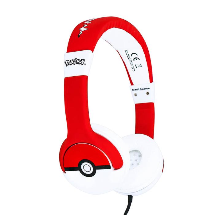 Bild 1, Pokemon Hörlur För Barn Junior On-Ear Pokeball