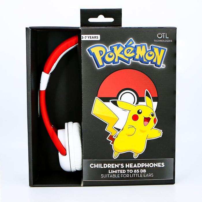 Bild 2, Pokemon Hörlur För Barn Junior On-Ear Pokeball